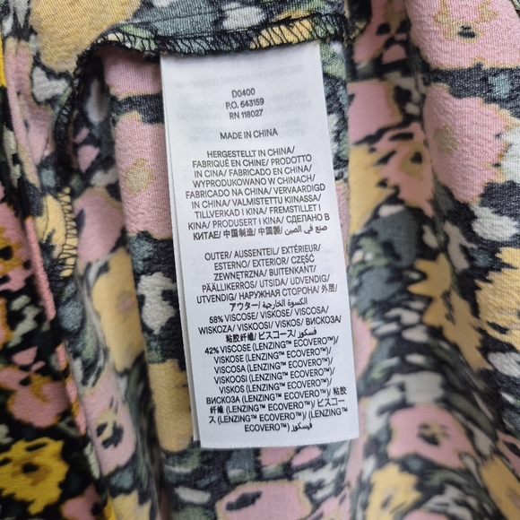 NEW Boden Floral Blouson Long Sleeve Maxi Dress Size 16 - Picture 8 of 13